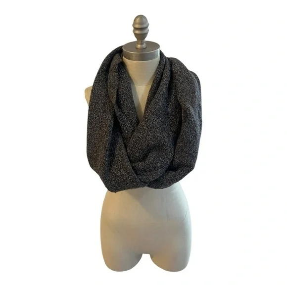 Lilla P Extra Fine Merino Wool Alpaca Scarf Infinity Brown Knit - Picture 1 of 4